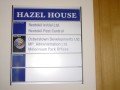 Hazel House Room Sign