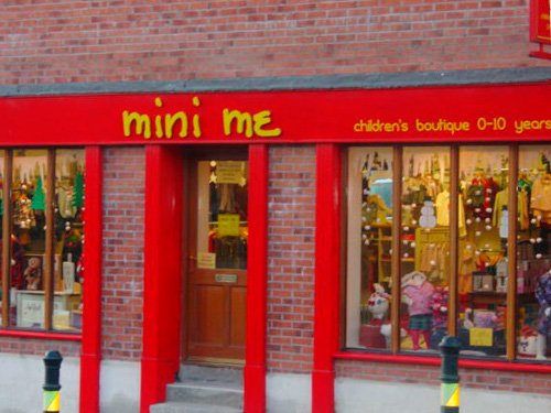 Mini Me Shop Front Signage