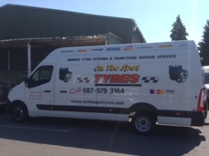 On The Spot Tyres Side Graphic