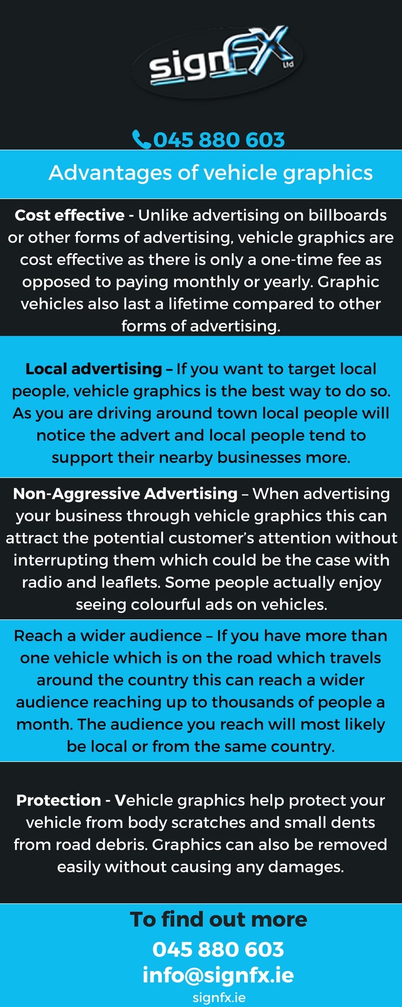 Advantages of vehicle graphics